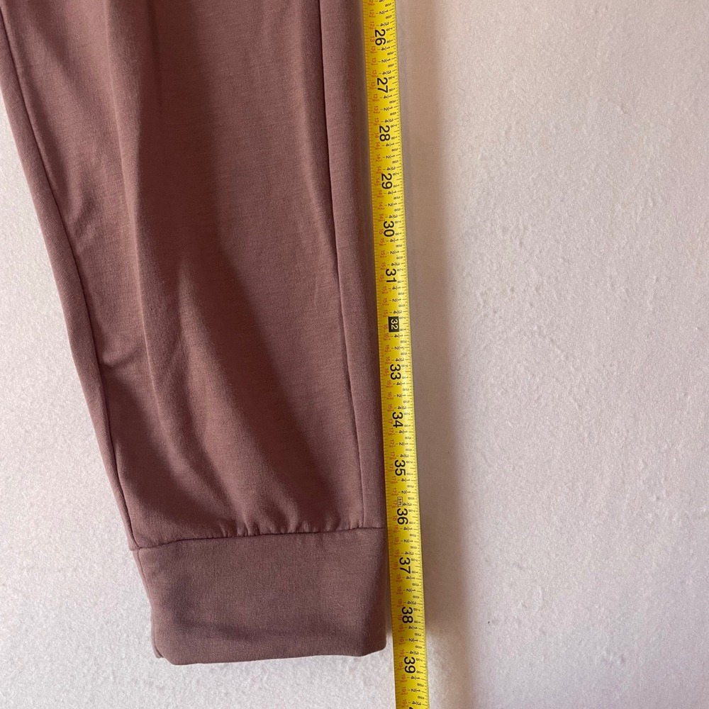 Eddie Bauer Lounge Womens Mauve Jogger Pants Soft Stretch Pockets Rose Sz Large‎ - Picture 3 of 11